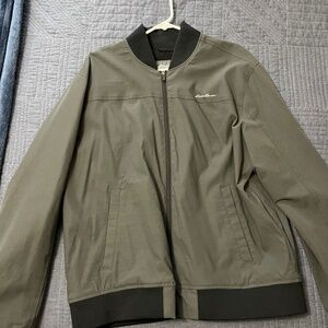 Men’s Eddie Bauer Bomber Unlined Lightweight Jacket Size Large